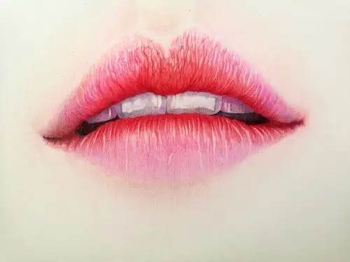 【红唇】彩铅手绘