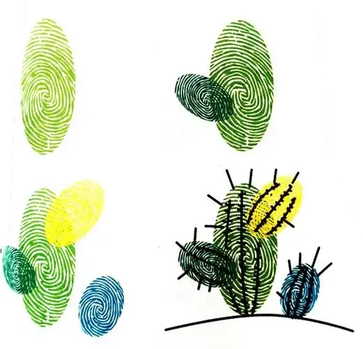 指纹画灵性俏皮,令人奇思而妙想