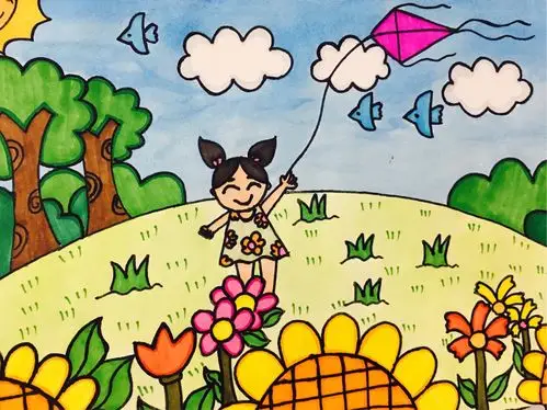 绿岛大地幼儿园举办"春天在哪里"教师绘画比赛