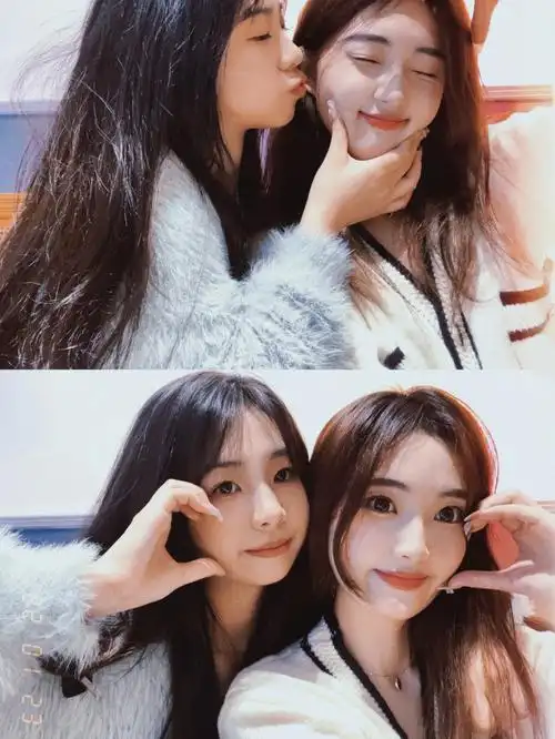 闺蜜合照这样拍拒绝尴尬摆拍