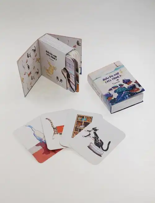 猫咪卡-手工书_qu_天然__插画师作品_涂鸦王国gracg.com