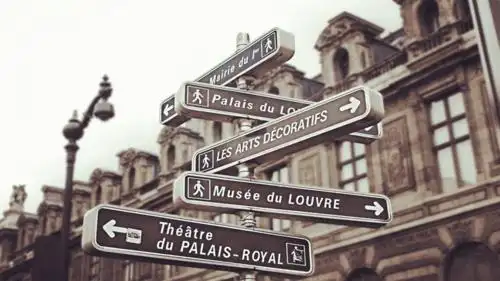 2021唯美欧美街头街景ppt背景图片