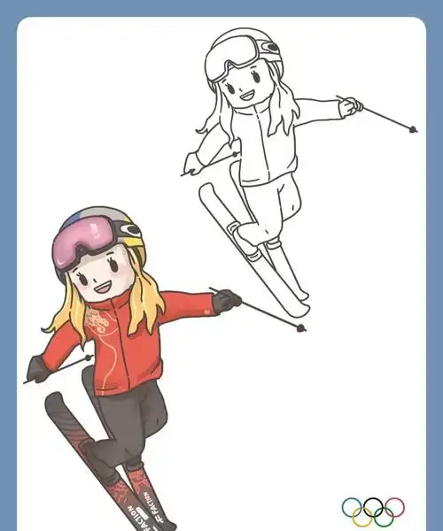 简笔|精彩难忘的北京冬奥会 - 简笔画人物小红书 - 实验室设备网