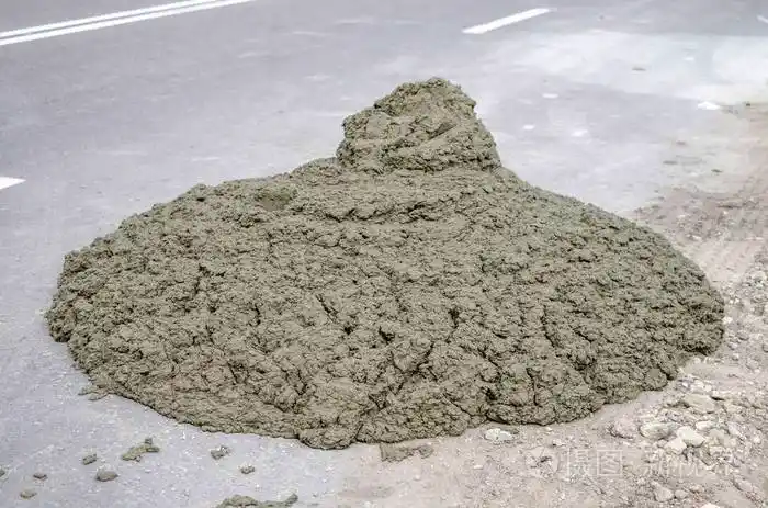 一堆水泥砂浆