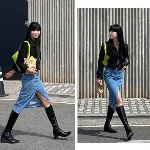 身高140-165,小个子女生春天穿搭公式!_夹克_外套_休闲