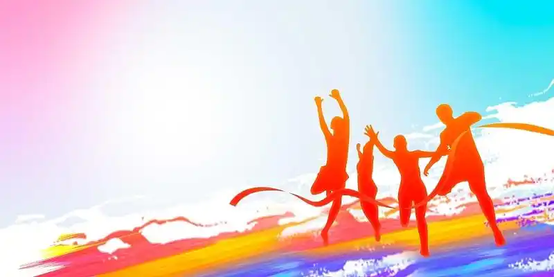 青春不散场五四青年节宣传展板设计五四背景