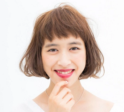 波波头内扣发型图片