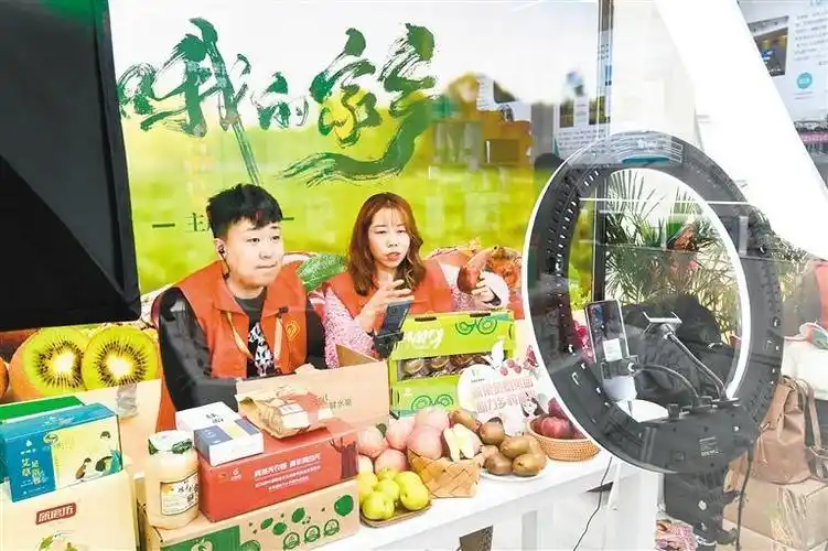 "直播带货"带动农副产品线上销售