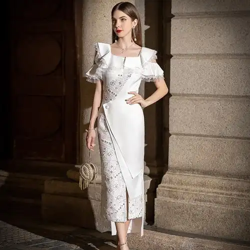 礼服法式小礼名媛气质轻奢设计感小洋装宴会礼服