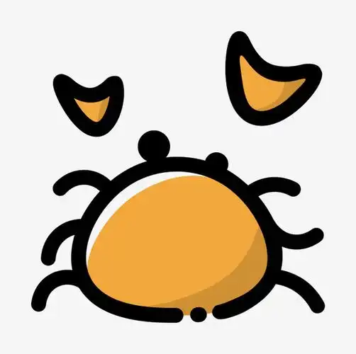 螃蟹 卡通 图标 png