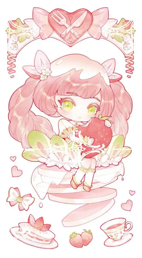 水果草莓装饰q版可爱芒果 猕猴桃无归路部落主题1无归路头像练习汇总