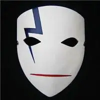 动漫黑白面具头像_微信头像图片大全