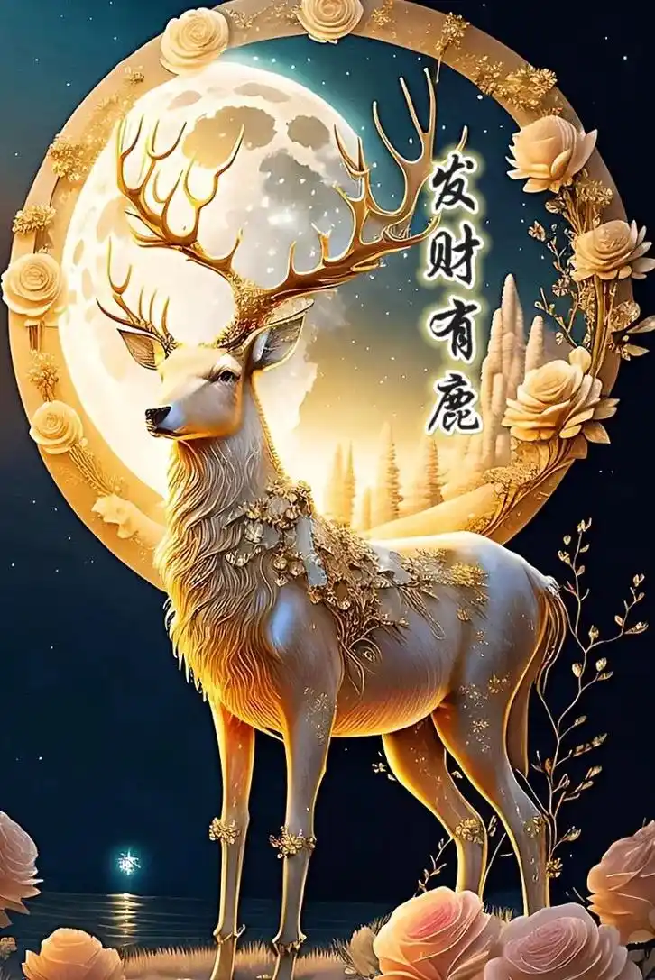 祝福看视频的朋友,一鹿好运,一鹿顺风,一鹿发财!#挑一张壁纸 - 抖音