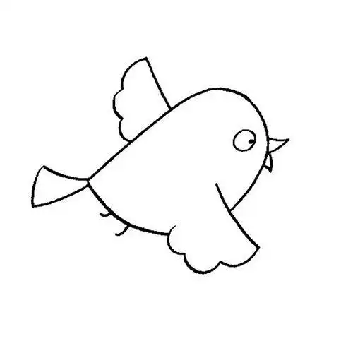 手抄报首页 动物简笔画          幼儿园简笔画小鸟的图片怎么画小鸟