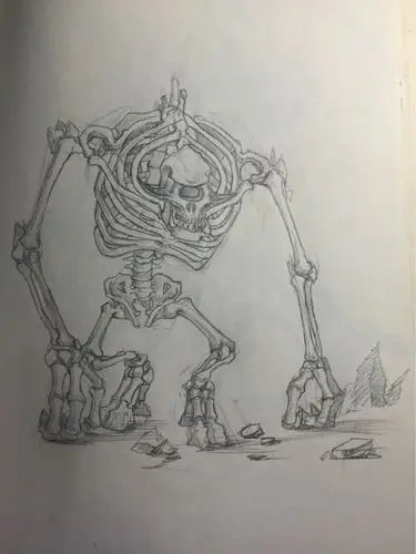 魔兽各个种族骨架手绘第一波