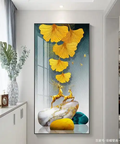 2020新款玄关壁画合集