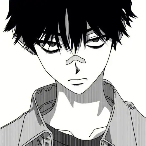 99黑白风格男漫