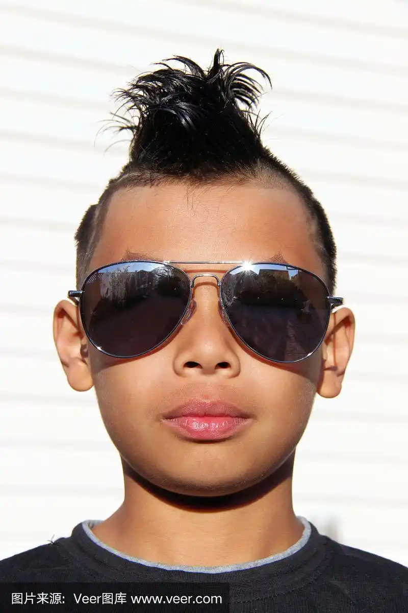 莫西干头,美发师,发型,儿童,理毛行为