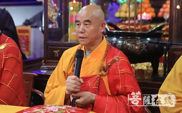慧庆大和尚(图片来源:菩萨在线 摄影:妙善)