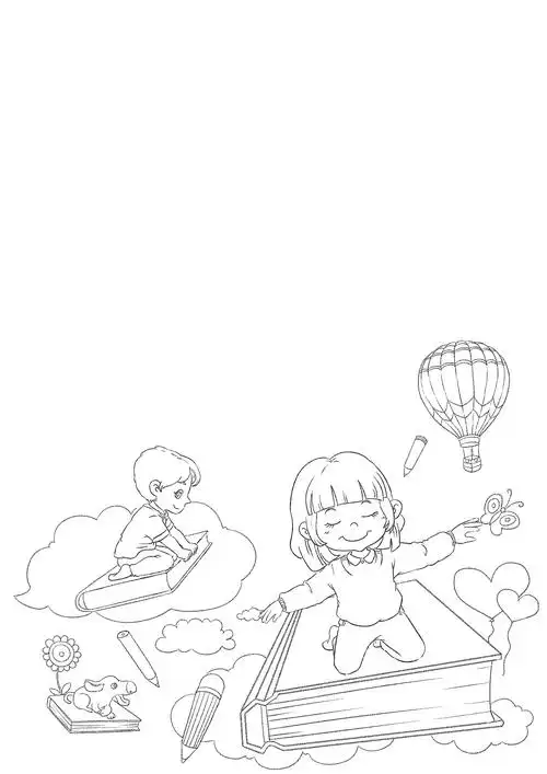 儿童练习册封面图 线稿 |插画|儿童插画|榕小洋_原创作品-站酷(zcool)