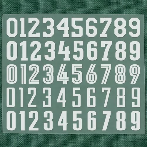 篮球球衣号码球号衣服黑色数字烫印热转印diy篮球服