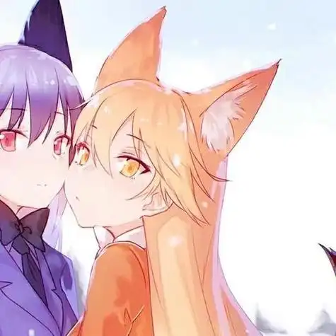 动漫闺蜜头像要比肩而立一起成为更好的大人