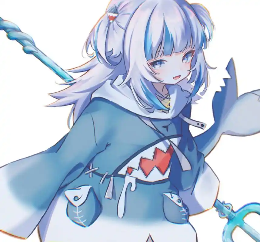 再也不害怕鲨鱼啦!新的动漫头像预备起来!