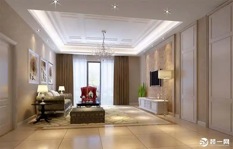 新房装修效果图客厅电视墙