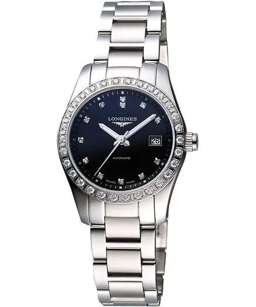 longines/浪琴典藏真钻机械女表 l22850576