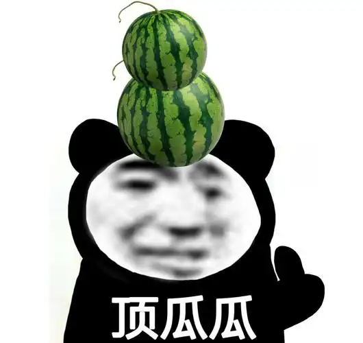 顶瓜瓜熊猫头表情包熊猫顶瓜瓜表情