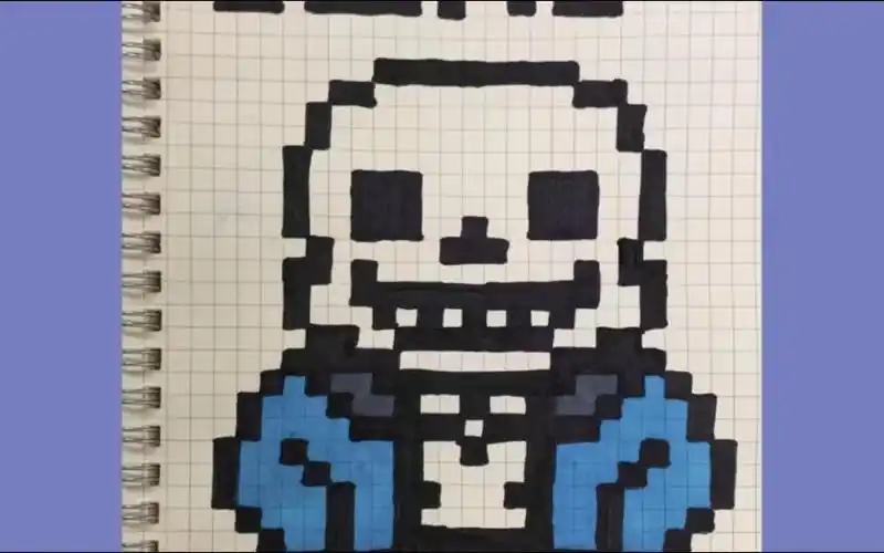 泰拉瑞亚像素画:做一个sans