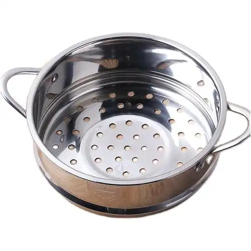 蒸屉304不锈钢蒸格家用辅食奶锅小蒸笼蒸层屉子笼屉16cm单层 - 卡特