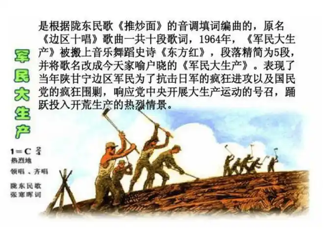 军民大生产劳动号子 课件(12ppt)