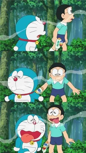 壁纸0722118期:iphone哆啦a梦三连图高清壁纸图片大全[多图]