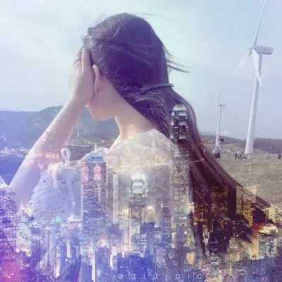 城市风女生头像