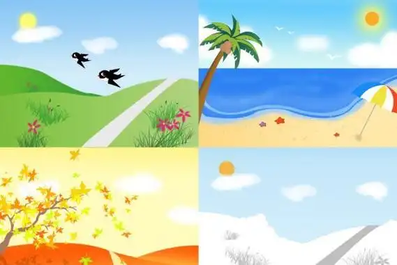 2.关于四季的英语单词