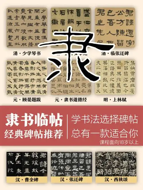 书法百宝箱干货学隶书看这些经典碑帖