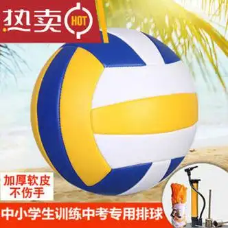 宵钦朝5号排球中生训练软皮排球考试专用排球4号儿童初学软式排球【图