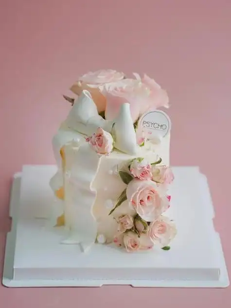 鲜花生日蛋糕仙女款鲜花生日蛋糕文案