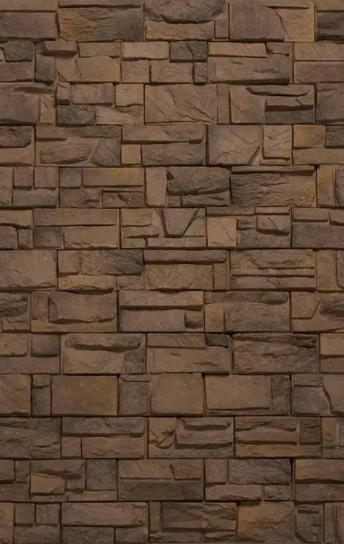 棕色墙面石材材质贴图