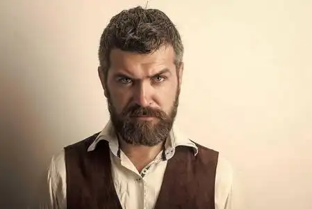 嬉皮士的商人图片