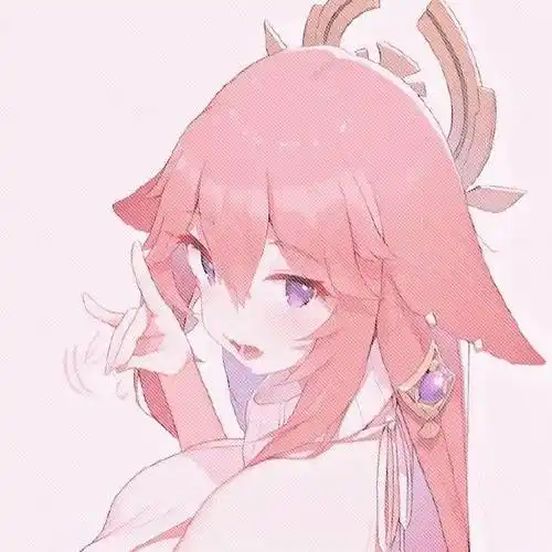 动漫女生头像好看到爆炸的粉毛头像