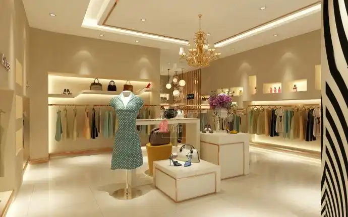 家庭私人订制服装店内部装饰设计图 创意私人订制服装店面装修效果图
