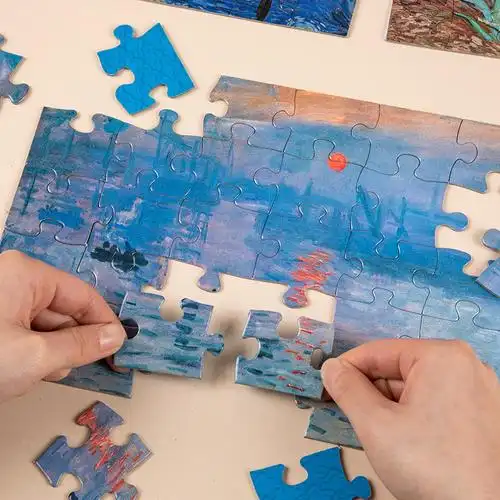 儿童经典世界名画拼图--岁宝宝益智早教拼图男孩女孩智力玩具