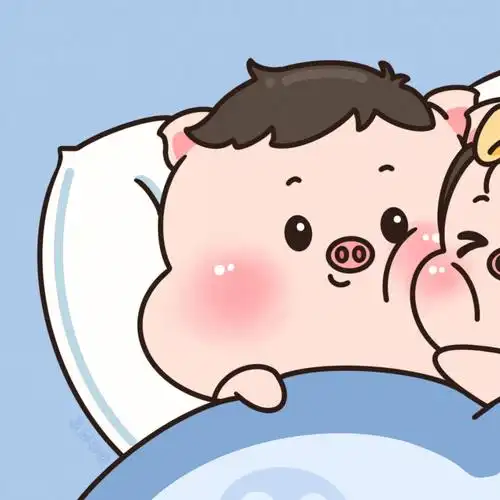 情侣头像猪猪可爱头像原创