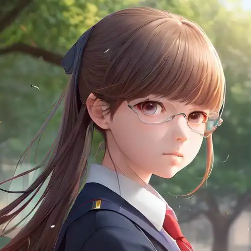 穿校服女生头像 校园风二次园