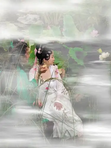 仙境古装摄于温州杨府山