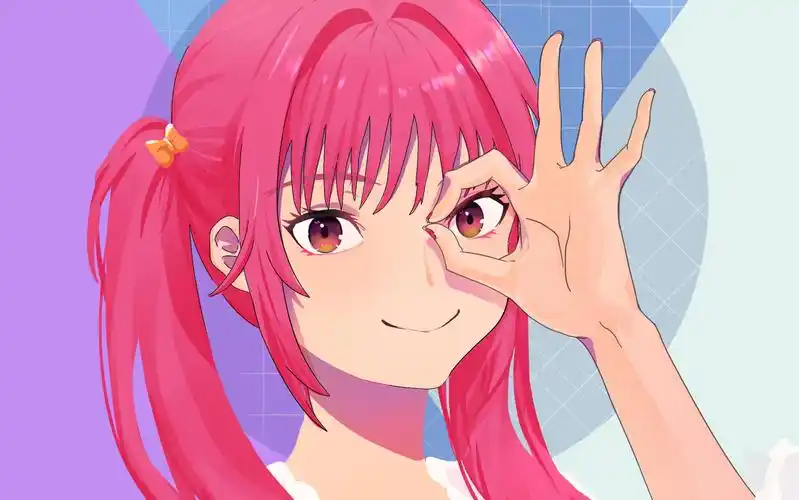 【头像】粉色双马尾