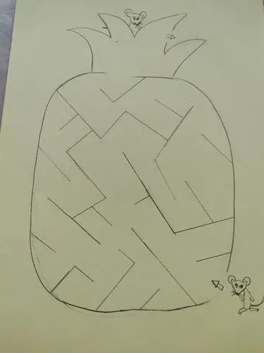 【化稍营中心幼儿园】/我们在行动(三十四)/绘画游戏《趣味迷宫》