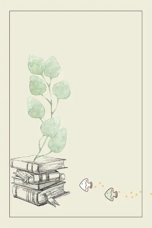 简约文艺读书阅读文化海报背景素材